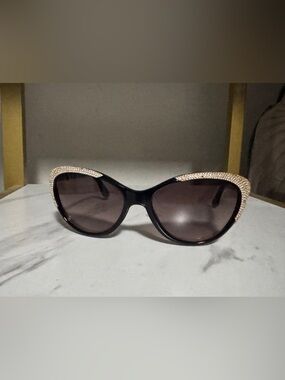 VALENTINO Strass Cat-Eye Sunglasses